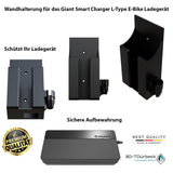 Wandhalterung für das Giant Smart Charger L-Type E-Bike Ladegerät