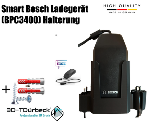 Wandhalterung für das Neue Smart Bosch Ladegerät (BPC3400)