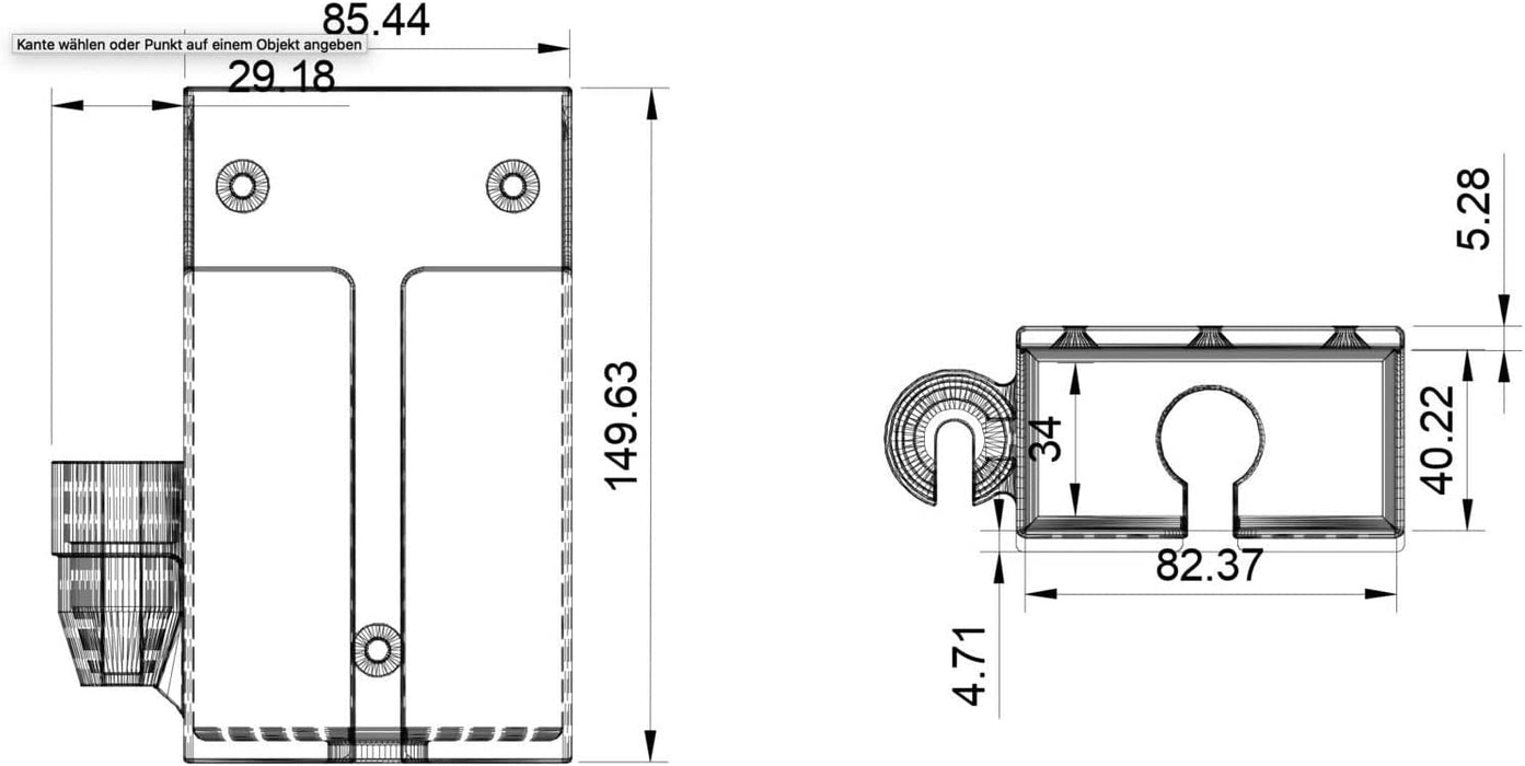 Wandhalterung für das Specialized Ladegerät 4A
